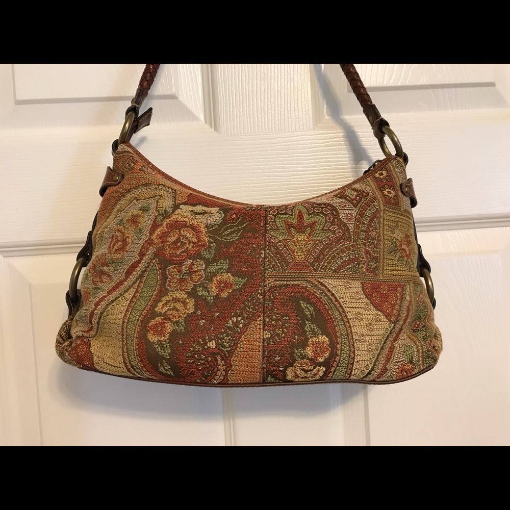 Vintage Fossil carpetbag
